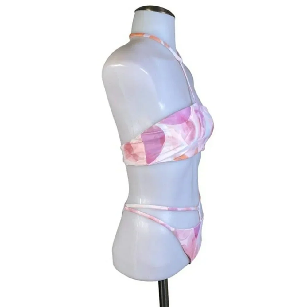 House of Harlow 1960 xREVOLVE Kodi Top and Bottom - 70s Watercolor Multi